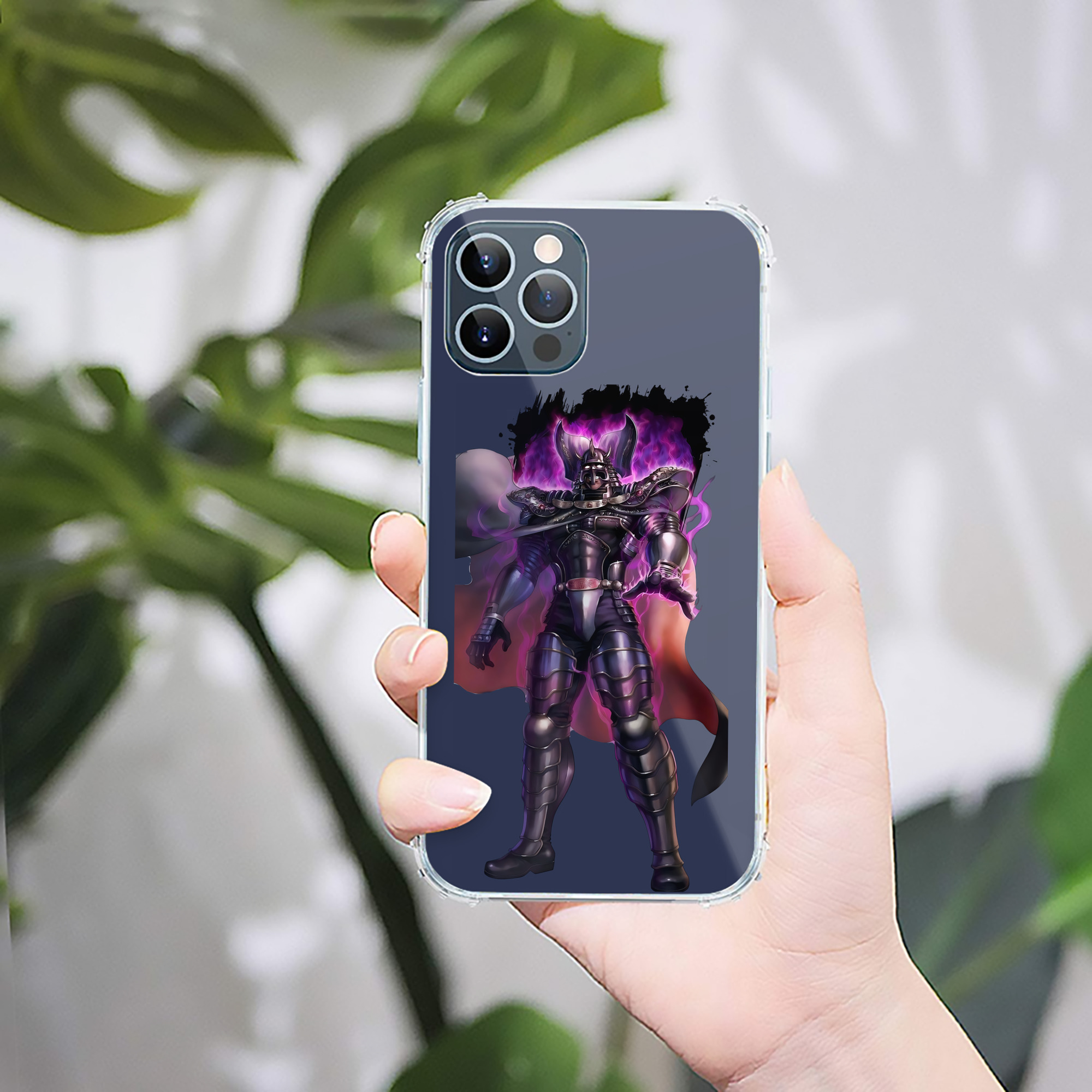 （画像用） 北斗の拳 Fist of the North Star 【iPhone 12シリーズ対応】透明スマホケース（クリアソフトケース）